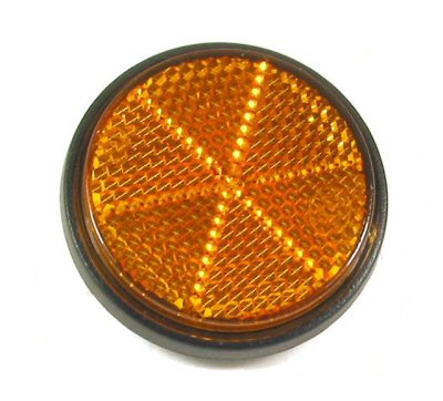 Scooter/Moped Reflector, Amber